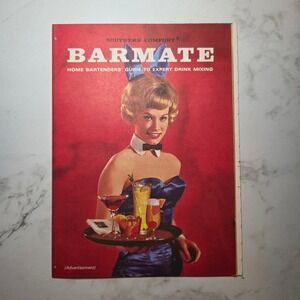 Vintage Southern Comfort Barmate Home Bartenders Guide Playboy 1964